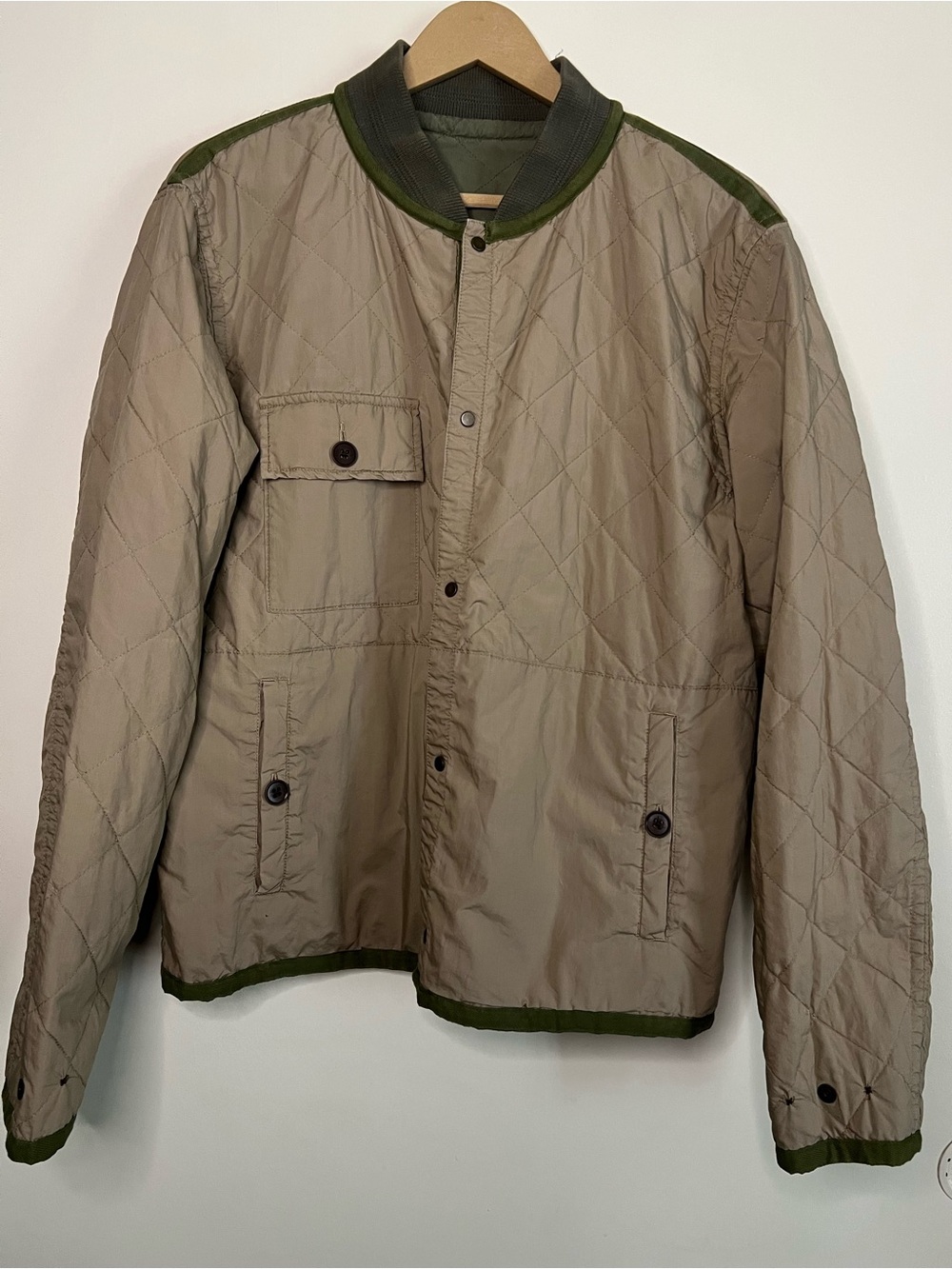 Vintage Polo Ralph Lauren Reversible Quilted Jacket Size L